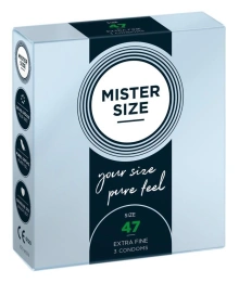Prezerwatywy Mister Size 47 mm 3 szt.