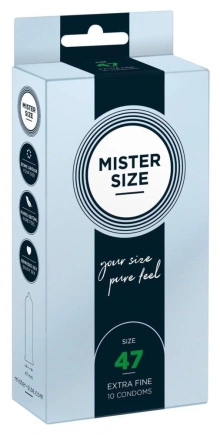 Prezerwatywy Mister Size 47 mm 10 szt.