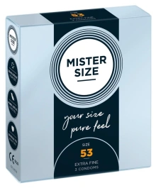 Prezerwatywy Mister Size 53 mm 3 szt.