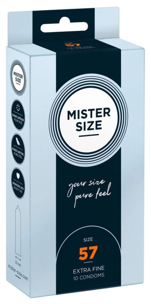 Prezerwatywy Mister Size 57 mm 10 szt.