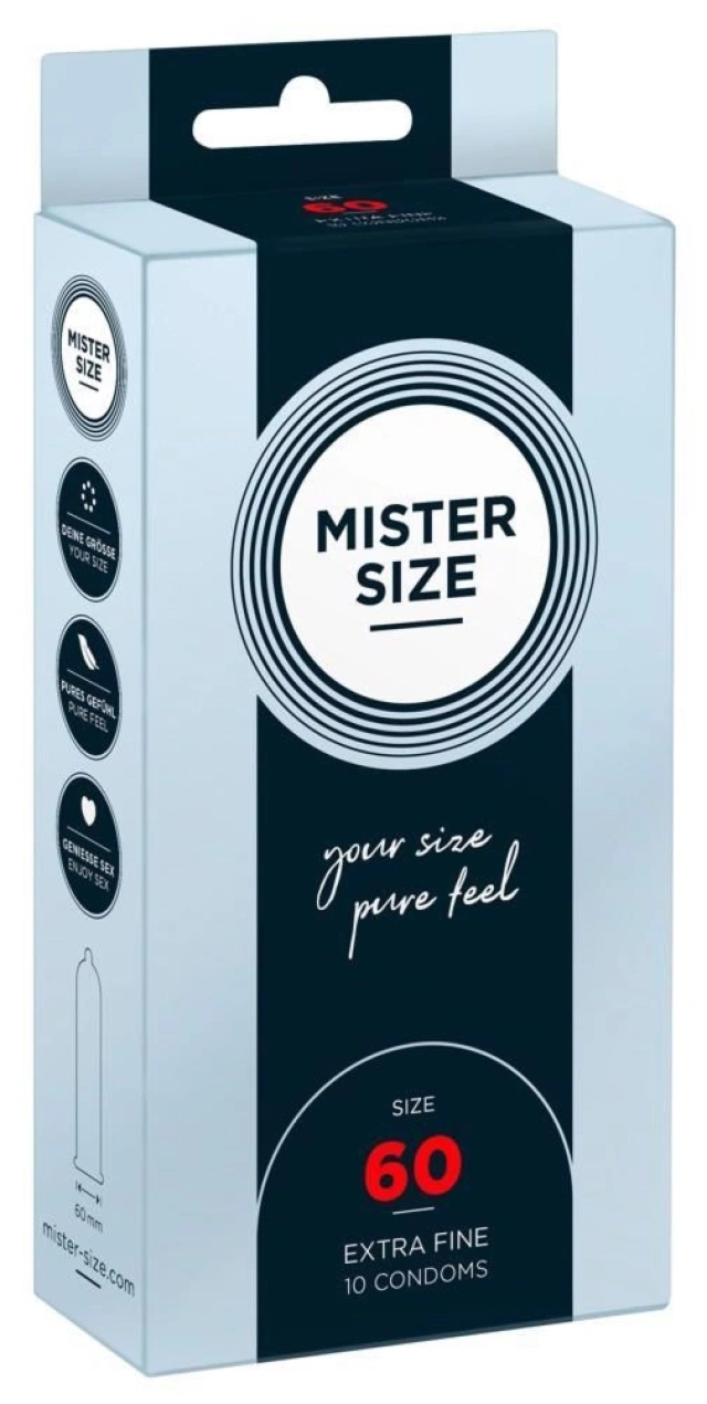 Prezerwatywy Mister Size 60 mm 10 szt.