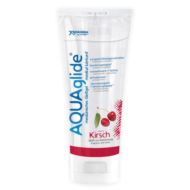 Lubrykant Smakowy Wiśnia (Cherry) AQUAglide JoyDivision 100 ml