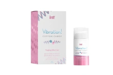 Wibrujący Żel Intymny Wata Cukrowa (Cotton Candy) Vibration INTT