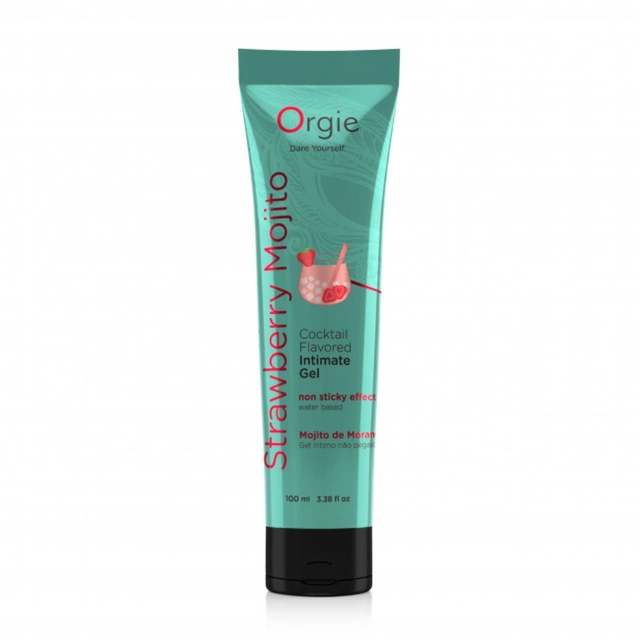 Lubrykant Smakowy Koktajl Truskawkowe Mojito (Strawberry Mojito) Lube Tube Orgie 100 ml