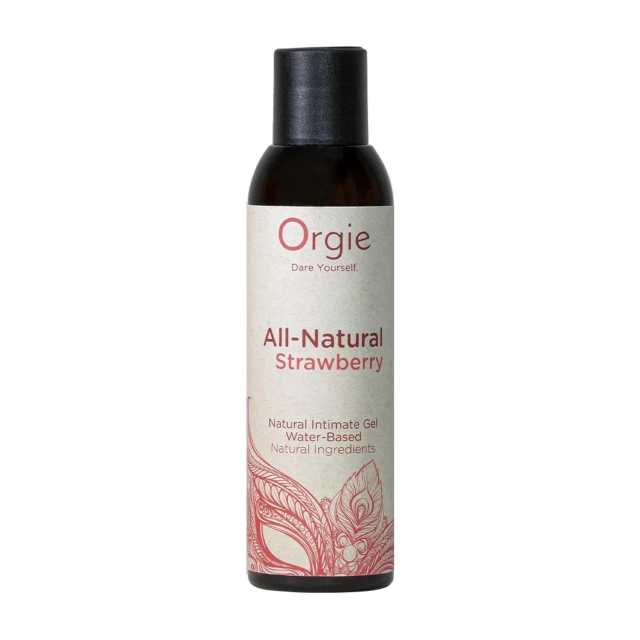 Naturalny Lubrykant Smakowy Truskawka (Strawberry) Orgie 150 ml