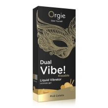 Płynny Wibrator Smakowy Pina Colada Dual Vibe Orgie 15 ml