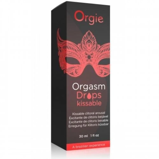 Krople Orgazmowe Smakowe Orgasm Drops Kissable Orgie 30 ml