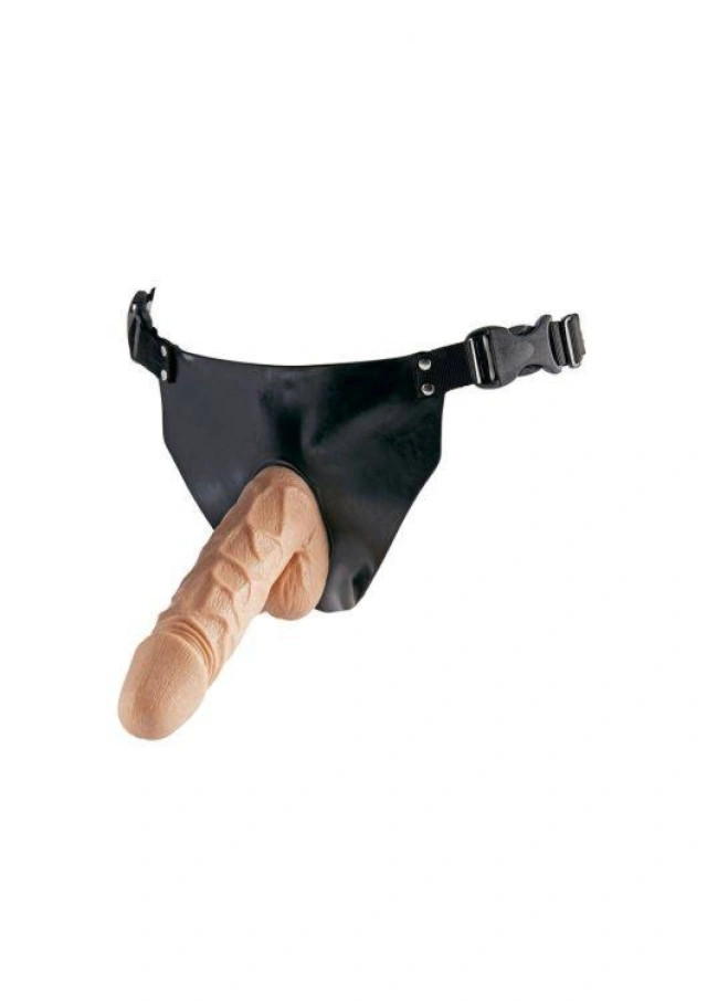 Super Woman Strap-On 18cm Lateksowe Majtki 