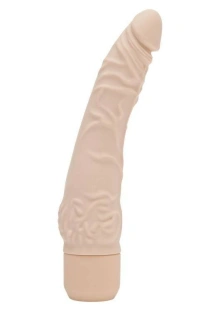 Klasyczny Silikonowy Wibrator 21cm Smukły Cielisty | 100% ORYGINAŁ| DYSKRETNA PRZESYŁKA