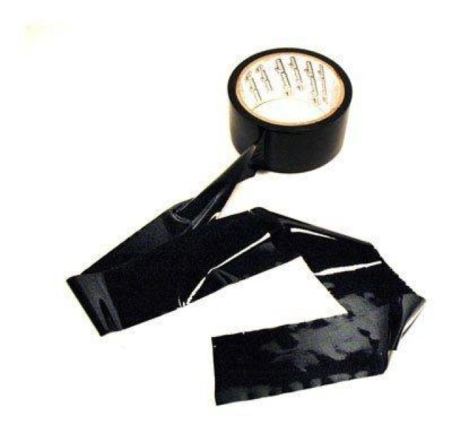 Taśma do Zniewolenia Bondage Ribbon 5cm/18m Czarny 