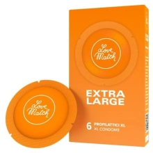 Prezerwatywy Love Match Extra Large (1 op./ 6 szt.) | 100% ORYGINAŁ| DYSKRETNA PRZESYŁKA
