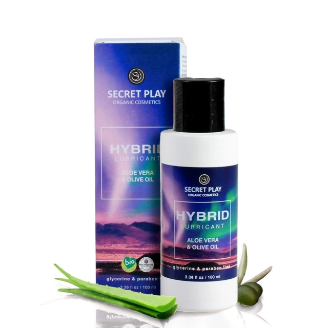 Organiczny Lubrykant Hybrydowy Aloes i Oliwa z Oliwek 100ml 