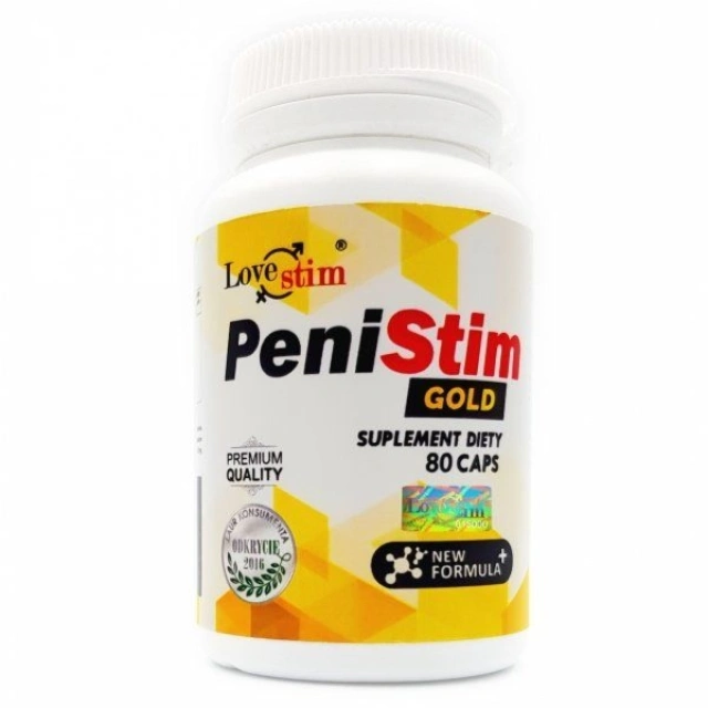 PeniStim Gold Większa Erekcja Większy Penis 80 caps | 100% ORYGINAŁ| DYSKRETNA PRZESYŁKA