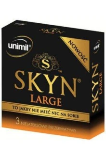Skyn Large Prezerwatywy Nielateksowe 3 Szt. Unimil | 100% ORYGINAŁ| DYSKRETNA PRZESYŁKA