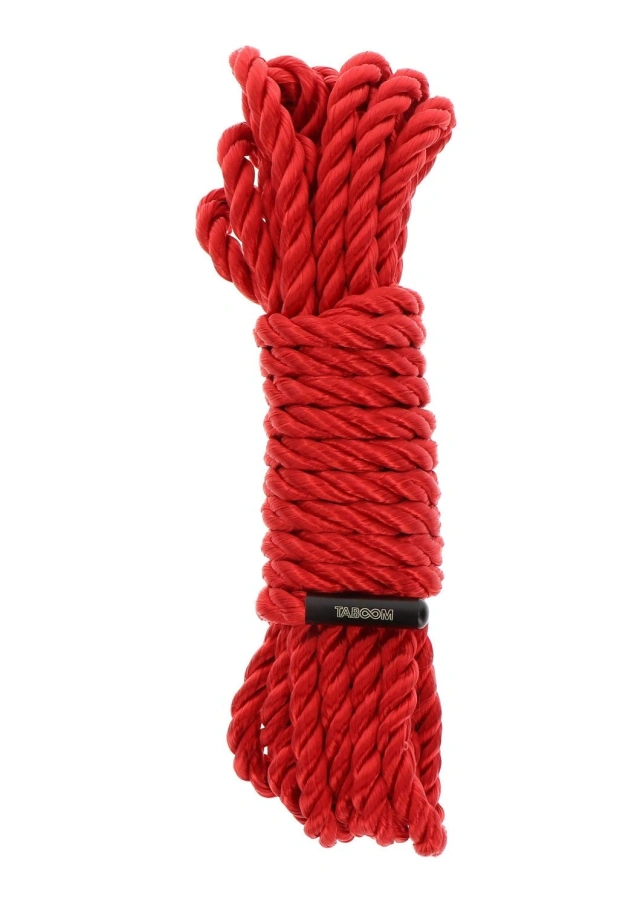 Lina Do Wiązania Bondage Rope 5 Meter 7 Mm Red Taboom 