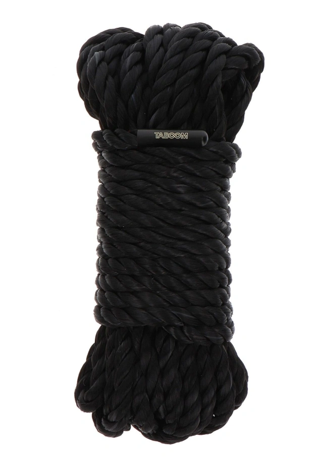 Lina Do Wiązania Bondage Rope 10 Meter 7 Mm Black Taboom 