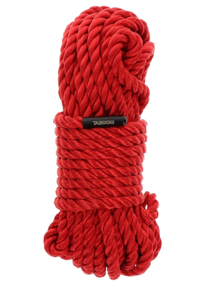 Lina Do Wiązania Bondage Rope 10 Meter 7 Mm Red Taboom 