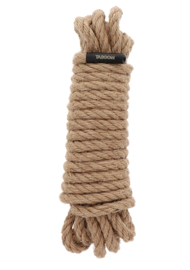Konopna Lina Do Wiązania Hemp Rope 5 Meter 7 Mm Nude Taboom 