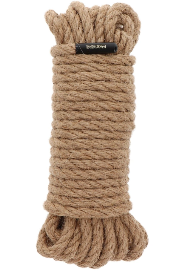 Konopna Lina Do Wiązania Hemp Rope 10 Meter 7 Mm Nude Taboom 