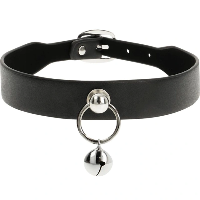 Obroża Choker z Dzwoneczkiem Chick Desire Coquette Czarny | 100% ORYGINAŁ| DYSKRETNA PRZESYŁKA