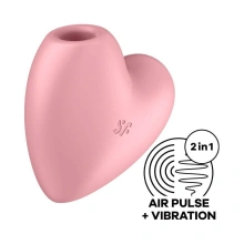 Stymulator łechtaczki Cutie Heart Light Red Satisfyer | 100% ORYGINAŁ| DYSKRETNA PRZESYŁKA