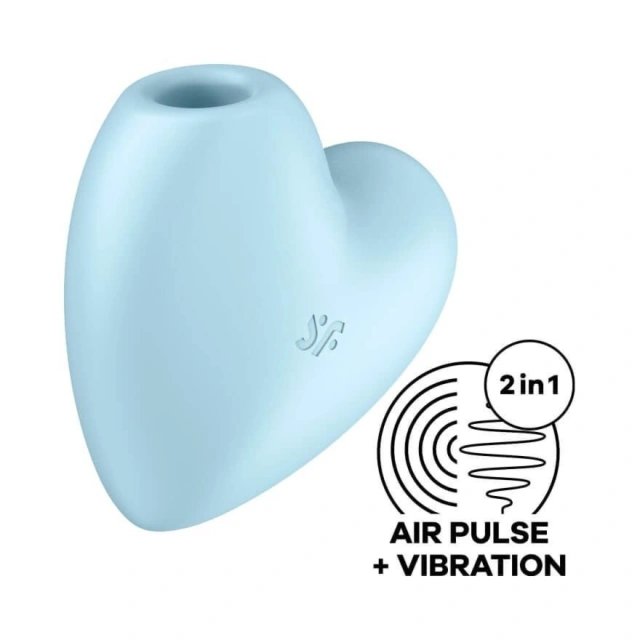Stymulator łechtaczki Cutie Heart Blue Satisfyer 