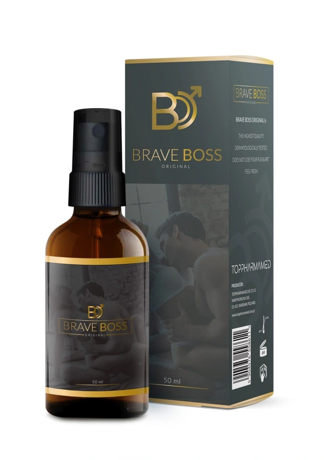 Spray na Opóźnienie Wytrysku Brave Boss Original 50ml 
