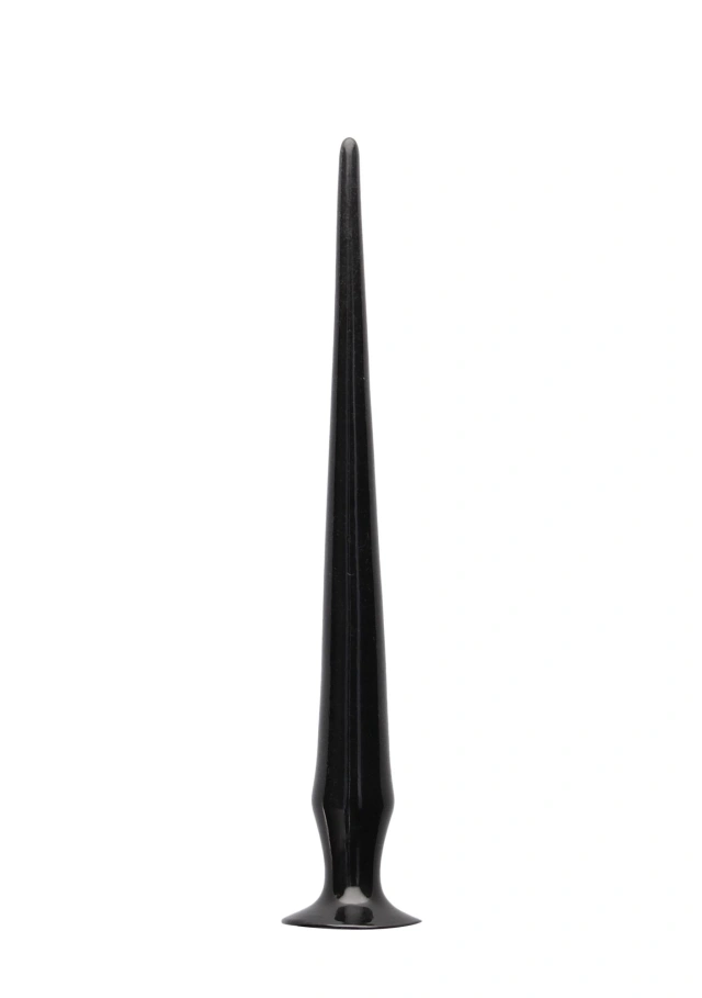 Spiczaste Dildo Analne 42cm Czarny 