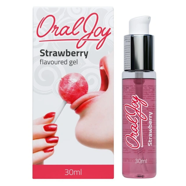 Lybrykant do Seksu Oralnego Oral Joy Truskawkowy30ml | 100% ORYGINAŁ| DYSKRETNA PRZESYŁKA