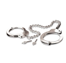 Kajdanki Fetish Fantasy Series Metal Leg Cuffs Silver Pipedream | 100% ORYGINAŁ| DYSKRETNA PRZESYŁKA