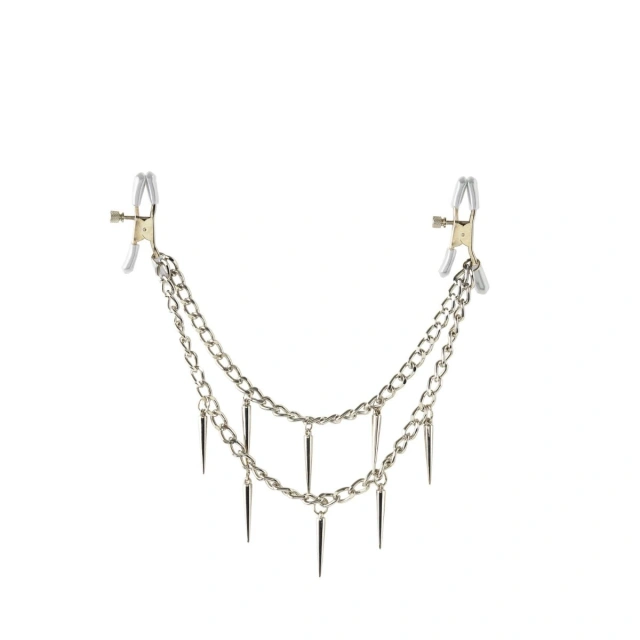 Zaciski Na Sutki Fetish Fantasy Rock Hard Nipple Clamps Silver Pipedream | 100% ORYGINAŁ| DYSKRETNA PRZESYŁKA