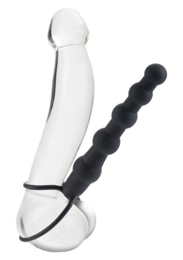 Podwójna Penetracja Partnerki Love Rider 14,5cm Czarny | 100% ORYGINAŁ| DYSKRETNA PRZESYŁKA