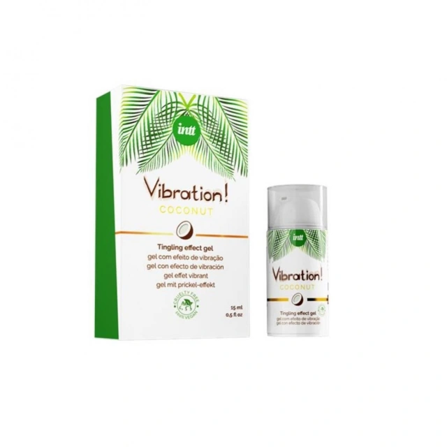 Żel Stymulujący Vibration! Coconut Oli Vegan 15 Ml intt 