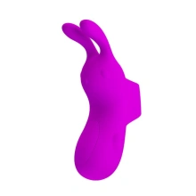 Masażer na Palec z Wibracjami Finger Bunny USB Różowy | 100% ORYGINAŁ| DYSKRETNA PRZESYŁKA