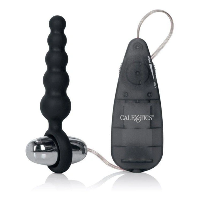 Korek Analny z Wibracjami Booty Call Czarny 