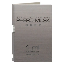 Feromony dla mężczyzn Phero-Musk Grey For Men 1Ml Aurora | 100% ORYGINAŁ| DYSKRETNA PRZESYŁKA