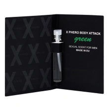 Feromony dla mężczyzn Body Attack Green For Men 1Ml Aurora | 100% ORYGINAŁ| DYSKRETNA PRZESYŁKA