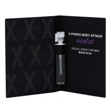 Feromony dla mężczyzn Body Attack Violet For Men 1Ml Aurora | 100% ORYGINAŁ| DYSKRETNA PRZESYŁKA