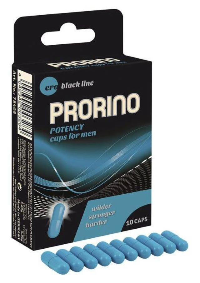 Suplement diety na potencję Potency Caps for men 10tabs PRORINO 