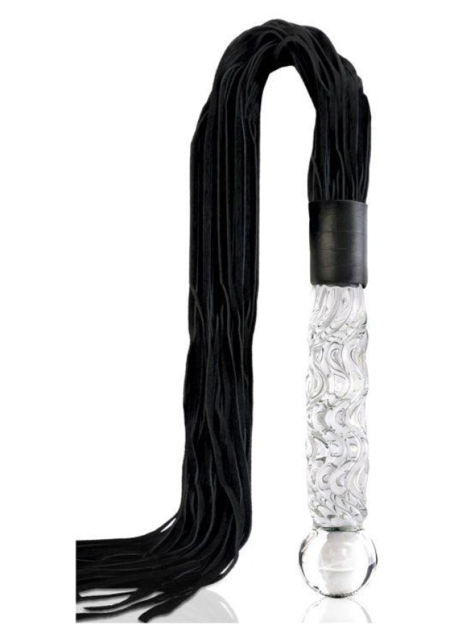 Luksusowy szklany pejcz No.38 Glass Whip Icicles | 100% ORYGINAŁ| DYSKRETNA PRZESYŁKA