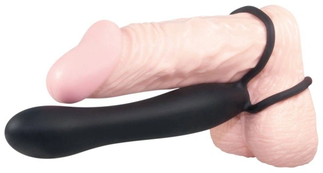 Silikonowy Penetrator Analny 15cm Czarny 