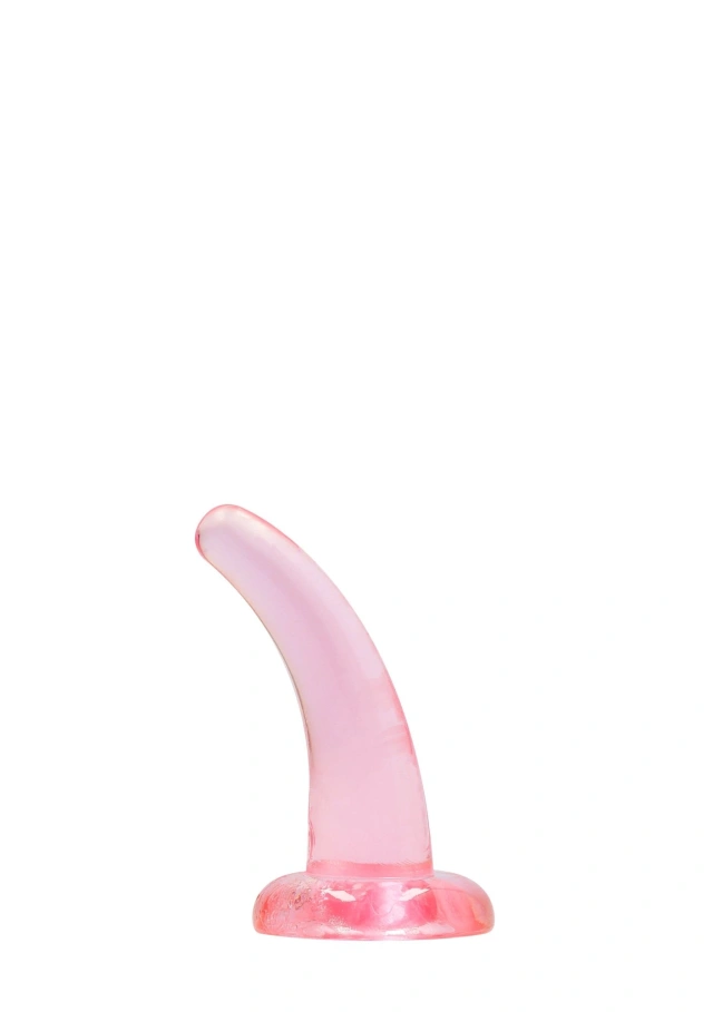 Małe Dildo z Przyssawką Crystal Clear Realrock 11,5 cm Rózowy 