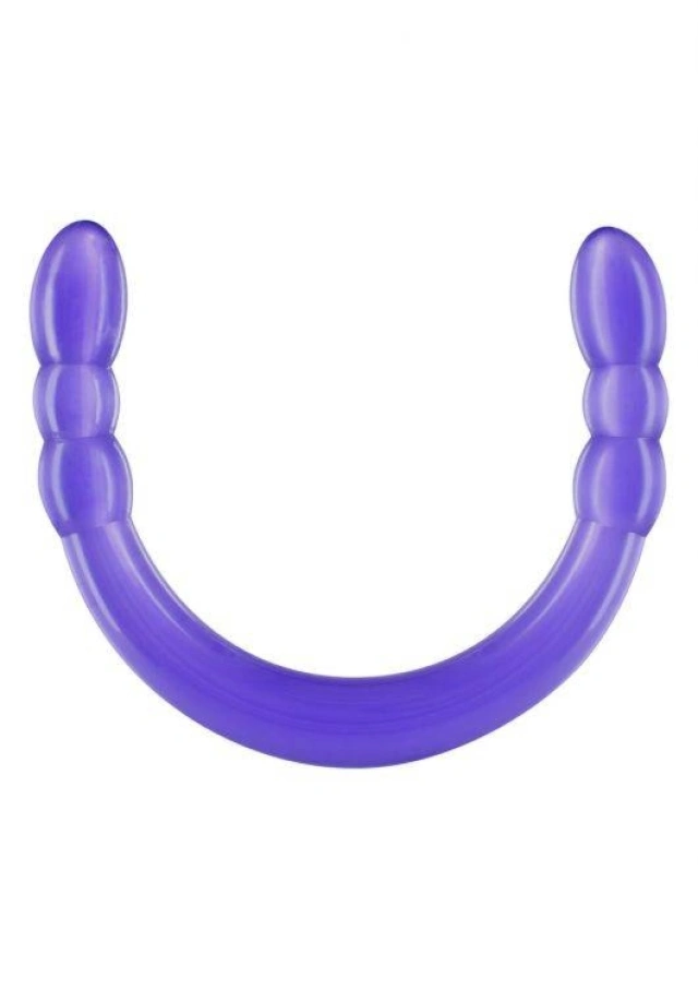 Dildo Podwójne Double Digger Fioletowy 