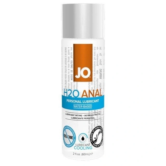 Anal H2O Lubrykant Chłodzący 60 Ml System JO | 100% ORYGINAŁ| DYSKRETNA PRZESYŁKA