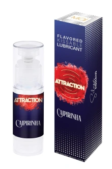 Jadalny Lubrykant Wodny Attraction o Smaku Caipirinha 50ml | 100% ORYGINAŁ| DYSKRETNA PRZESYŁKA
