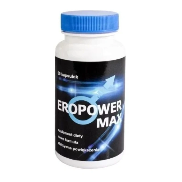 Eropower Max Większa Erekcja 60 caps | 100% ORYGINAŁ| DYSKRETNA PRZESYŁKA