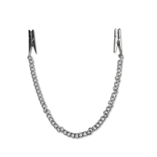 Zaciski Na Sutki Fetish Fantasy Series Nipple Chain Clips Silver Pipedream | 100% ORYGINAŁ| DYSKRETNA PRZESYŁKA
