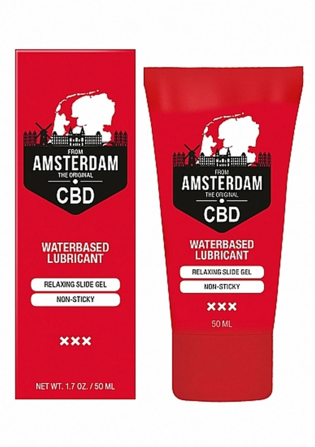 Żel Wodny Original CBD from Amsterdam - Waterbased Lubricant - 50 ml | 100% ORYGINAŁ| DYSKRETNA PRZESYŁKA
