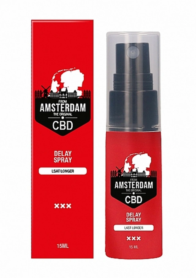 Spray Wydłużający Stosunek Original CBD from Amsterdam - Delay Spray - 15 ml 