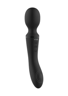 Dwustronny Masażer Mikrofon Enora - Wand & Vibrator Czarny | 100% ORYGINAŁ| DYSKRETNA PRZESYŁKA